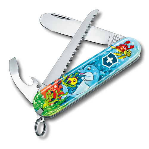 Kinderzakmes, My First Victorinox, Animal Edition, 9 functies Kinderzakmes, My First Victorinox, Animal Edition, 9 functies