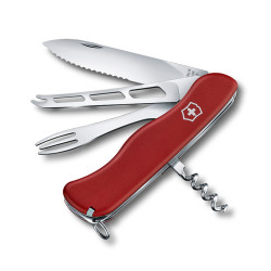 Zakmes, Victorinox, Cheese Master, 8funct., rood, doos