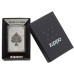 Aansteker, Zippo, Ace Filigree, Black Ice, doos