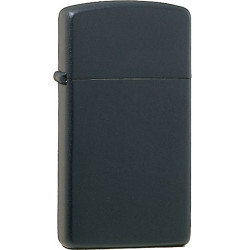 Aansteker,Zippo,Slim,Black Matte,metaal,windbestendig
