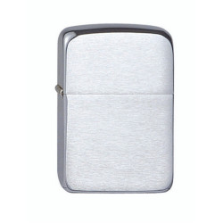 Aansteker,Zippo,Replica 1941,Brushed Chrome,metaal,windbst.