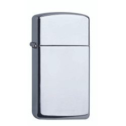 Aansteker,Zippo,Slim,Chrome High Polished,met.,windbestendig