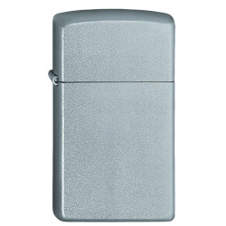 Aansteker,Zippo,Slim,Satin Chrome,metaal,windbestendig
