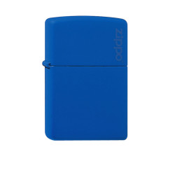 Aansteker,Zippo,Regular,Royal Blue Matte Logo,metaal